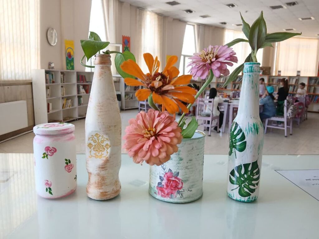 برگزاری کارگاه دکوپاژ در مرکز فرهنگی شماره ۸ مشهد