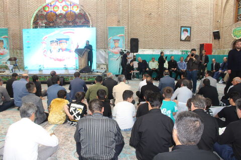 حضور سرپرست و پرسنل کانون پرورش فکری کودکان و نوجوانان آذربایجان شرقی در مراسم اربعین شهدای دانش‌آموز(شکوفه های آذربایجان) جنگ ۱۲ روزه تحمیلی