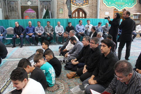 حضور سرپرست و پرسنل کانون پرورش فکری کودکان و نوجوانان آذربایجان شرقی در مراسم اربعین شهدای دانش‌آموز(شکوفه های آذربایجان) جنگ ۱۲ روزه تحمیلی
