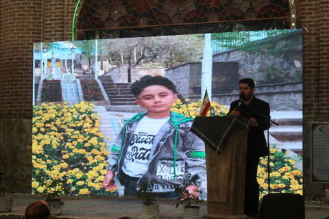 حضور سرپرست و پرسنل کانون پرورش فکری کودکان و نوجوانان آذربایجان شرقی در مراسم اربعین شهدای دانش‌آموز(شکوفه های آذربایجان) جنگ ۱۲ روزه تحمیلی