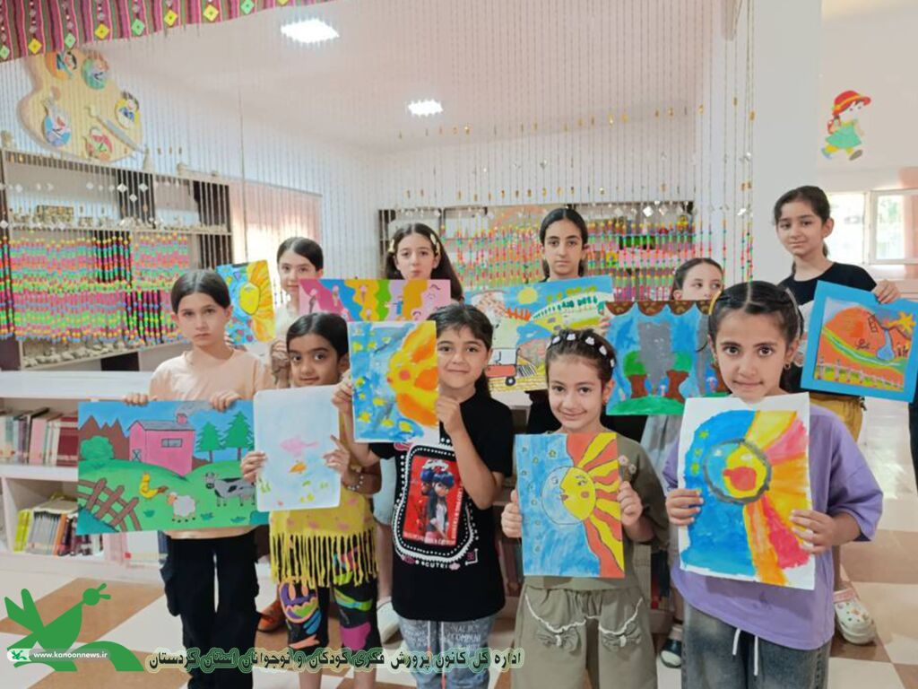 نقاشی کودکان بانهای با موضوع «زمین تشنه است»؛ ترویج فرهنگ صرفهجویی در مصرف آب