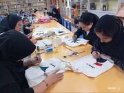 دست سازه‌های حسینی هدیه اعضای کانون استان مرکزی به زائران اربعین