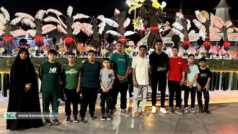 سفر معنوی و فرهنگی اعضای نوجوان کانون هندیجان به مشهد مقدس