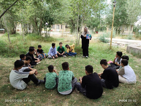 اردوی فرهنگی تفریحی اعضای مرکز شماره ۴ کانون اردبیل در اردوگاه «فرزندان امام خمینی (ره)» نیر