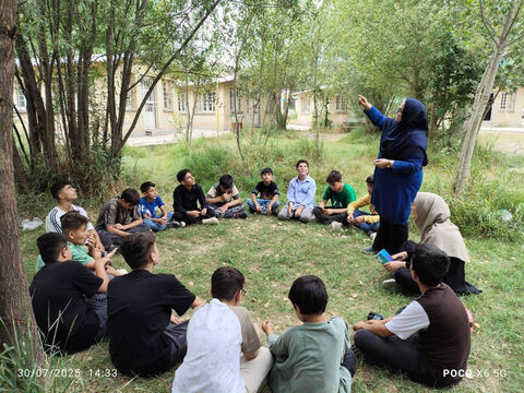 اردوی فرهنگی تفریحی اعضای مرکز شماره ۴ کانون اردبیل در اردوگاه «فرزندان امام خمینی (ره)» نیر