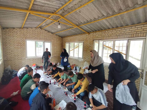 اردوی فرهنگی تفریحی اعضای مرکز شماره ۴ کانون اردبیل در اردوگاه «فرزندان امام خمینی (ره)» نیر