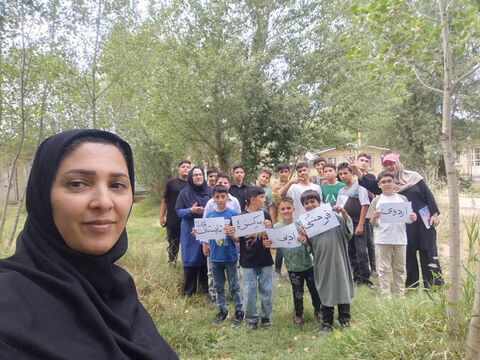 اردوی فرهنگی تفریحی اعضای مرکز شماره ۴ کانون اردبیل در اردوگاه «فرزندان امام خمینی (ره)» نیر