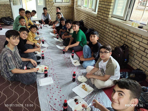 اردوی فرهنگی تفریحی اعضای مرکز شماره ۴ کانون اردبیل در اردوگاه «فرزندان امام خمینی (ره)» نیر