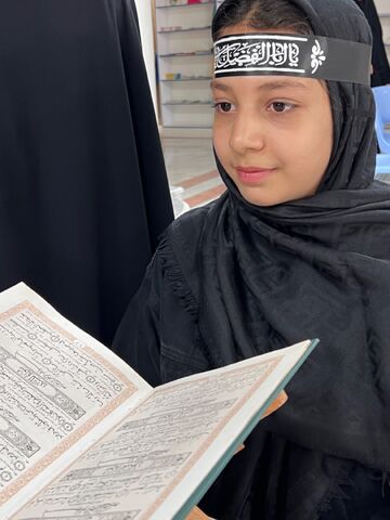 گزارش تصویری «قصه‌گویی با کاروان کربلا»؛ روایت عاشورا از نگاه حضرت رقیه (س)