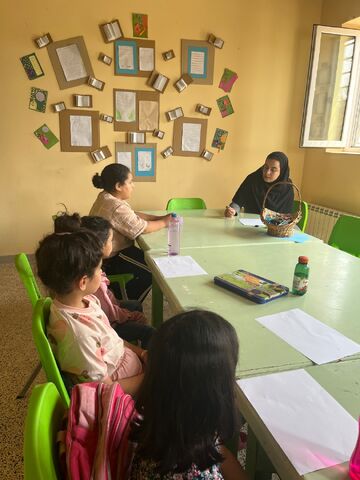 گزارش تصویری «قصهگویی با کاروان کربلا»؛ روایت عاشورا از نگاه حضرت رقیه (س)