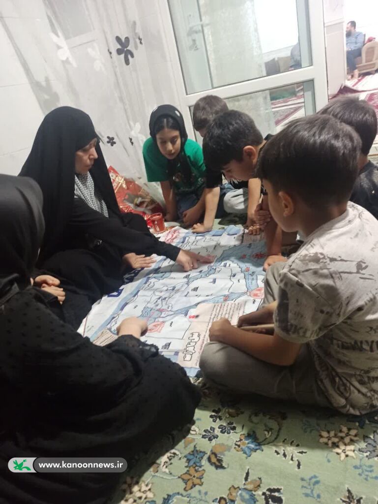 سفیر اربعین کانون گلستان، همراه کودکان در مسیر کربلا