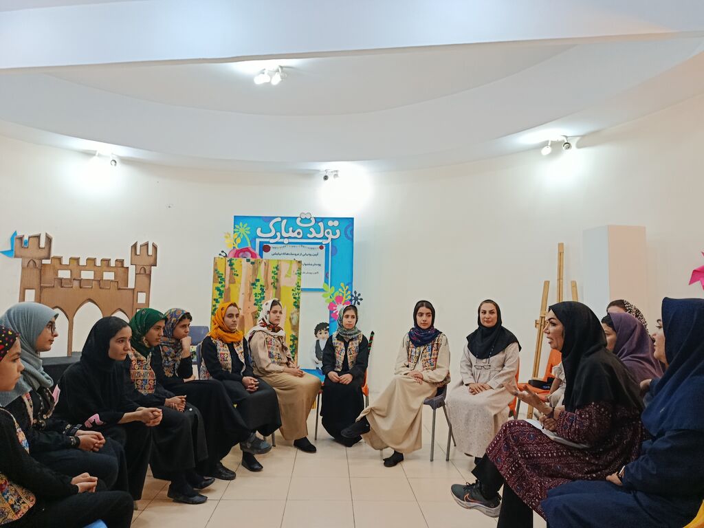 تولید و تمرین نمایش عروسکی "گیس گلابتون و دیو" با مشارکت کودکان و نوجوانان