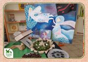 مربیان و اعضای مراکز فرهنگی هنری کانون استان قم، ویژه برنامه هایی به یاد سه ساله دشت کربلا برگزار کردند