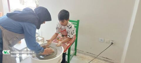 مرکز تخصصی سفال کانون سیستان و بلوچستان میزبان کودکان و نوجوانان در روزهای گرم تابستان و اوقات فراغت