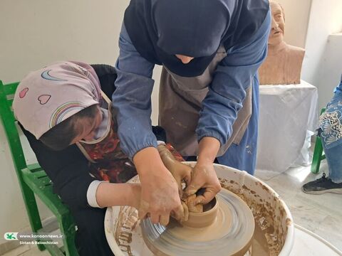 مرکز تخصصی سفال کانون سیستان و بلوچستان میزبان کودکان و نوجوانان در روزهای گرم تابستان و اوقات فراغت