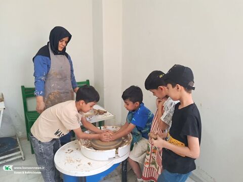 مرکز تخصصی سفال کانون سیستان و بلوچستان میزبان کودکان و نوجوانان در روزهای گرم تابستان و اوقات فراغت