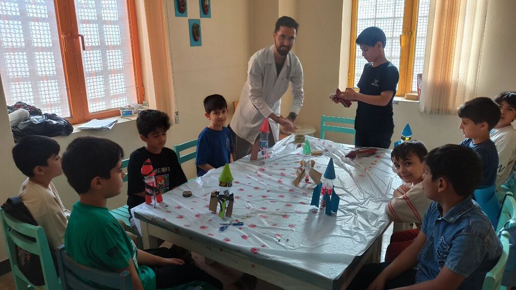 برگزاری کارگاه «دانشمند کوچولو» در مرکز فرهنگی قوچان