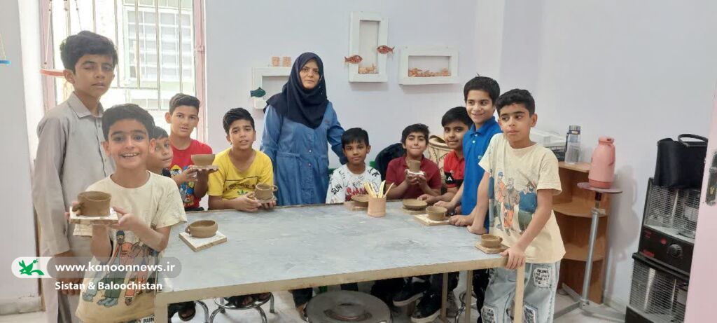 «مرکز تخصصی سفال» کانون سیستان و بلوچستان تجربهای بهیادماندنی برای اعضای کانون