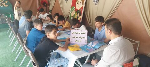 فعالیت موکب «میهمانان کوچک امام حسین(ع)» کانون استان آذربایجان غربی در پایانه مرزی تمرچین پیرانشهر