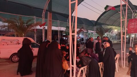 موکب اربعینی کانون پرورش فکری خوزستان در مرز چذابه «روز اول»