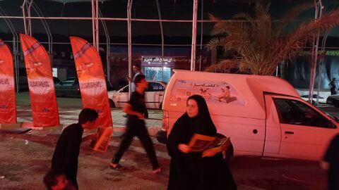 موکب اربعینی کانون پرورش فکری خوزستان در مرز چذابه «روز اول»