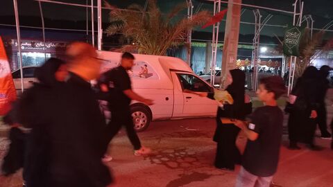 موکب اربعینی کانون پرورش فکری خوزستان در مرز چذابه «روز اول»
