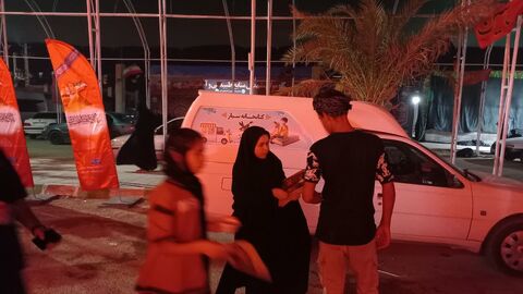 موکب اربعینی کانون پرورش فکری خوزستان در مرز چذابه «روز اول»