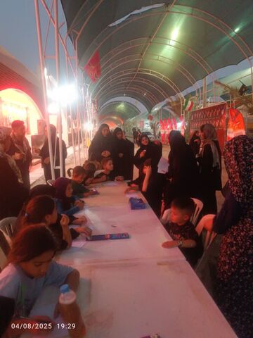 موکب اربعینی کانون پرورش فکری خوزستان در مرز چذابه «روز اول»