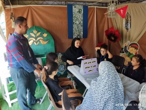 فعالیت موکب «میهمانان کوچک امام حسین(ع)» کانون استان آذربایجان غربی در پایانه مرزی تمرچین پیرانشهر