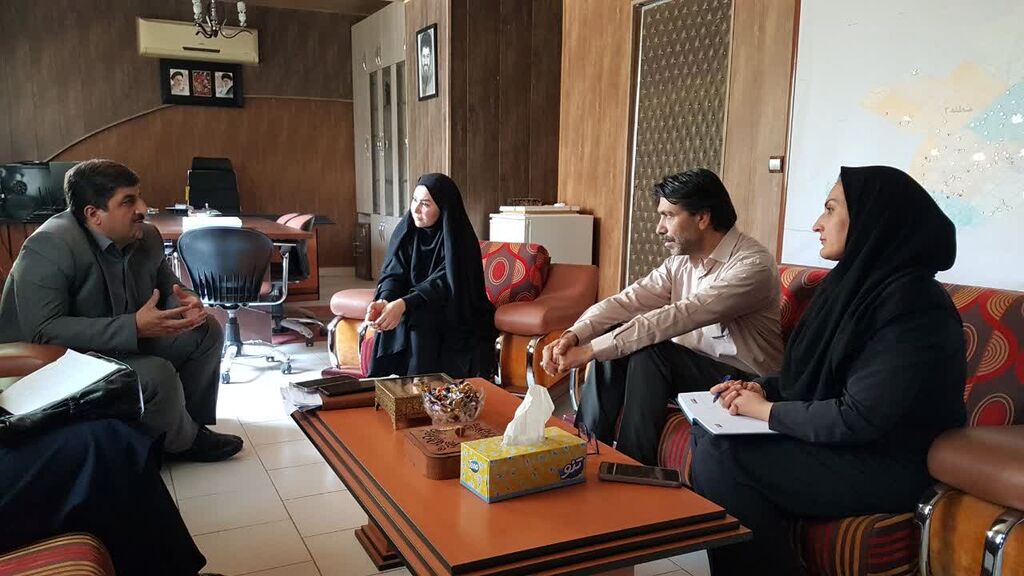 دیدار رییس اداره استثنایی آموزش و پرورش با سرپرست کانون کرمانشاه