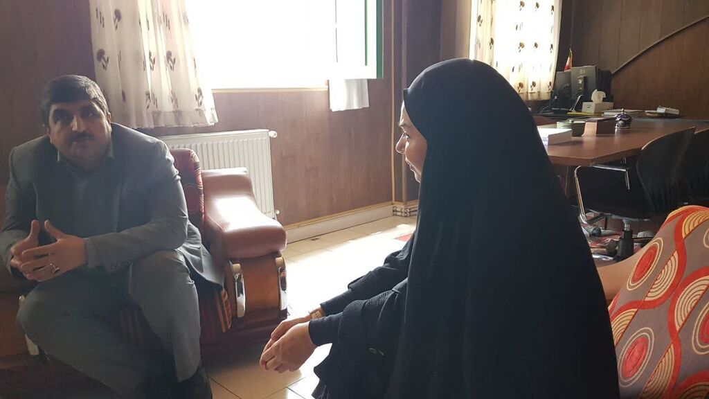 دیدار رییس اداره استثنایی آموزش و پرورش با سرپرست کانون کرمانشاه