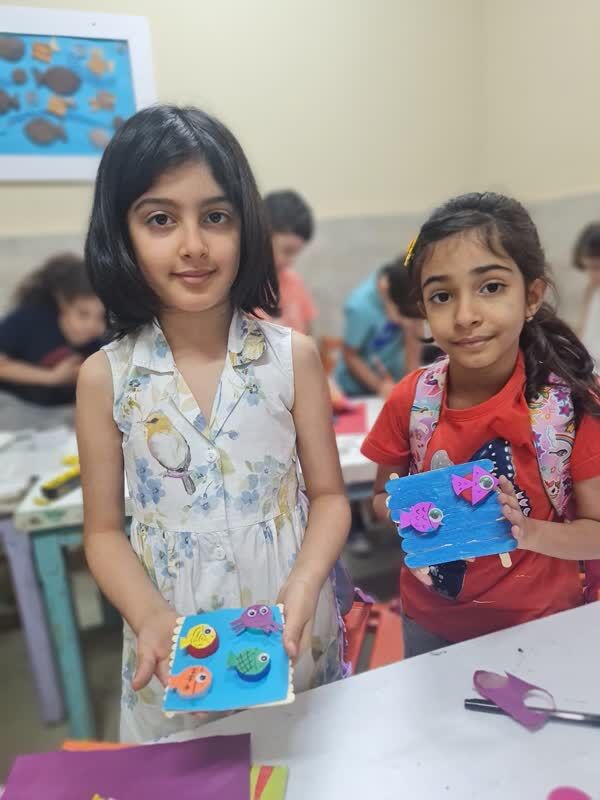 کارگاه «آبزیان دریایی» با هدف پرورش آگاهی زیستمحیطی کودکان در خانه محیط زیست گلشهر برگزار شد