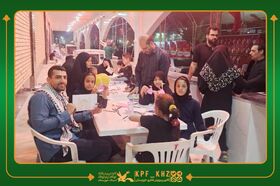 موکب اربعینی کانون پرورش فکری خوزستان در مرز چذابه «روز دوم»