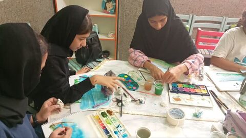 گزارش تصویری/برگزاری کارگاههای مختلف تابستانهآموزشی ،علمی و مهارتی در مرکز فین