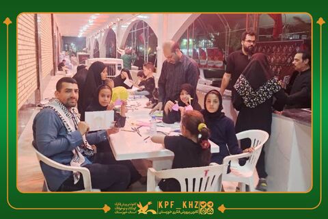 موکب اربعینی کانون پرورش فکری خوزستان در مرز چذابه «روز دوم»
