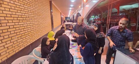 موکب اربعینی کانون پرورش فکری خوزستان در مرز چذابه «روز دوم»