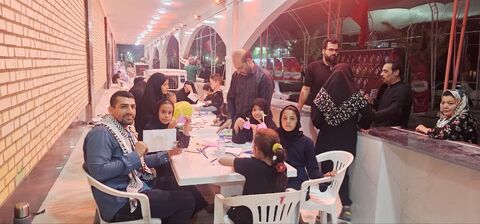 موکب اربعینی کانون پرورش فکری خوزستان در مرز چذابه «روز دوم»