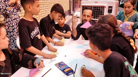 موکب اربعینی کانون پرورش فکری خوزستان در مرز چذابه «روز سوم»