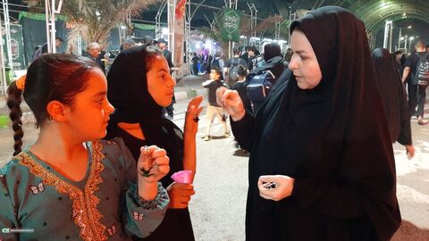 موکب اربعینی کانون پرورش فکری خوزستان در مرز چذابه «روز سوم»