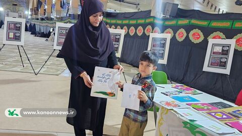 برپایی نمایشگاه نقاشی«به یاد حسین، برای حسین(ع)» در نماز جمعه یاسوج