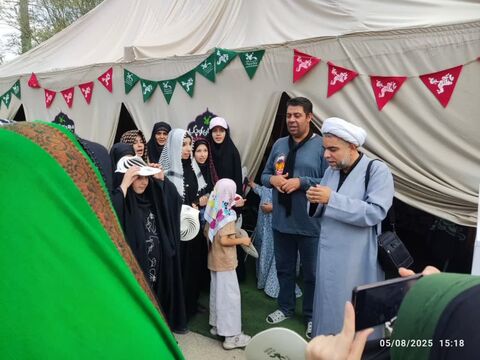 فعالیت موکب «میهمانان کوچک امام حسین(ع)» کانون استان آذربایجان غربی در پایانه مرزی تمرچین پیرانشهر