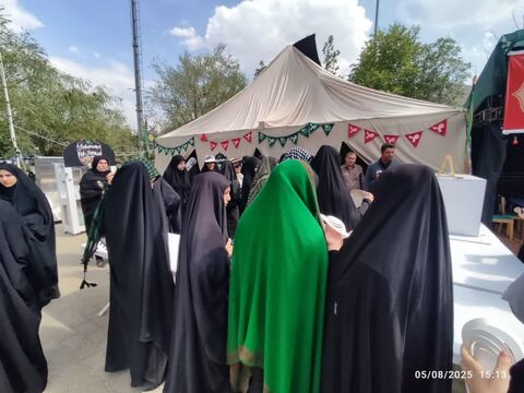 فعالیت موکب «میهمانان کوچک امام حسین(ع)» کانون استان آذربایجان غربی در پایانه مرزی تمرچین پیرانشهر