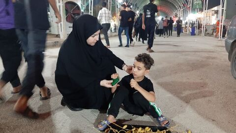 موکب اربعینی کانون پرورش فکری خوزستان در مرز چذابه «روز چهارم»
