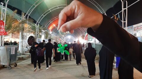 موکب اربعینی کانون پرورش فکری خوزستان در مرز چذابه «روز چهارم»
