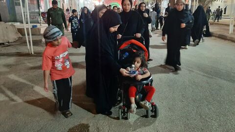 موکب اربعینی کانون پرورش فکری خوزستان در مرز چذابه «روز چهارم»