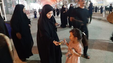 موکب اربعینی کانون پرورش فکری خوزستان در مرز چذابه «روز چهارم»