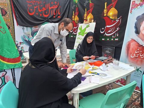 موکب فرهنگی کانون استان اصفهان در مرز باشماق میزبان زائران اربعین است