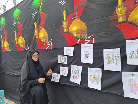 موکب فرهنگی کانون استان اصفهان در مرز باشماق میزبان زائران اربعین است