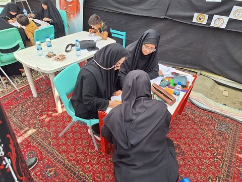 موکب فرهنگی کانون استان اصفهان در مرز باشماق میزبان زائران اربعین است