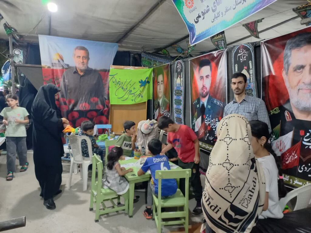 موکب فرهنگی "رقیه خاتون(س)" کانون سنقر میزبان زائران اربعین